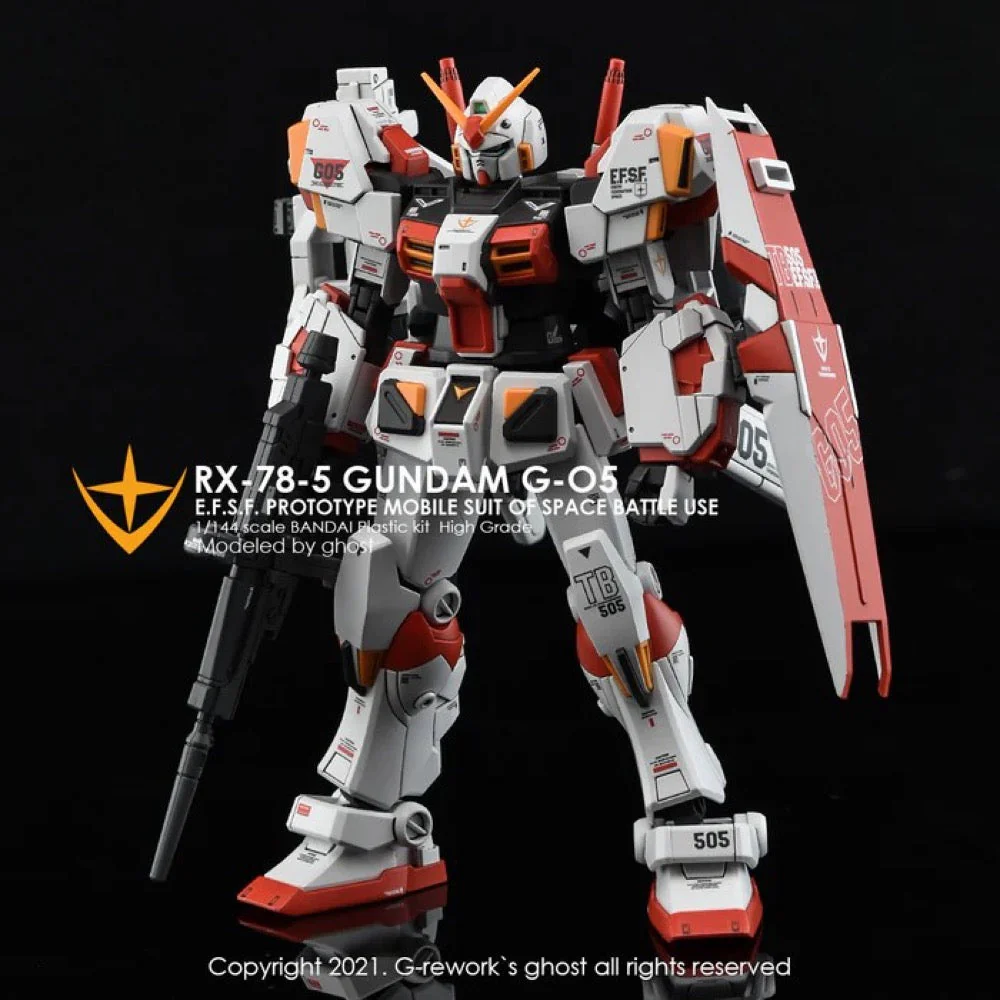 G-Rework CD-HL-7805 Premium Decal for HG Rx-78-05 - Image 2