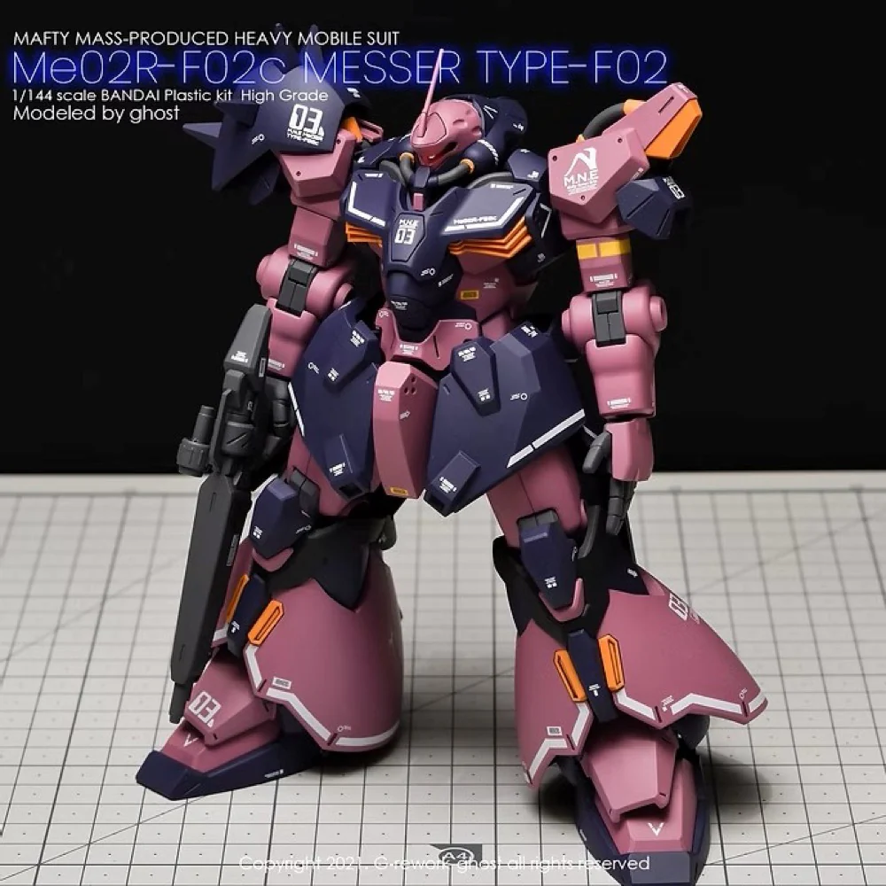 G-Rework CD-HL-F02 Premium Decal for HG Messer Commander Type (Club G) - Image 15