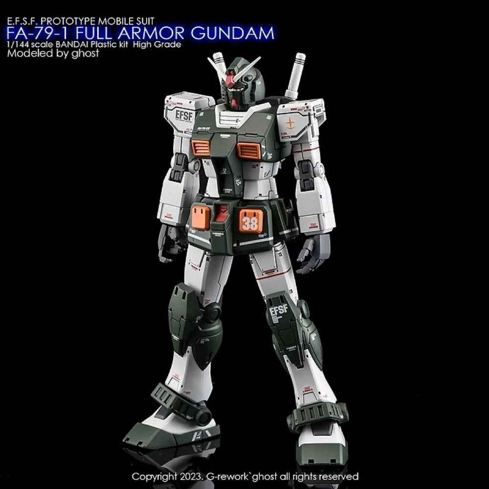 G-Rework CD-HL-FA781 Premium Decal for HG FA-78-1 Full Armor Gundam - Image 11