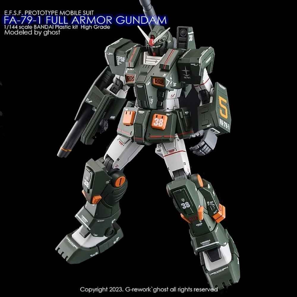 G-Rework CD-HL-FA781 Premium Decal for HG FA-78-1 Full Armor Gundam - Image 9