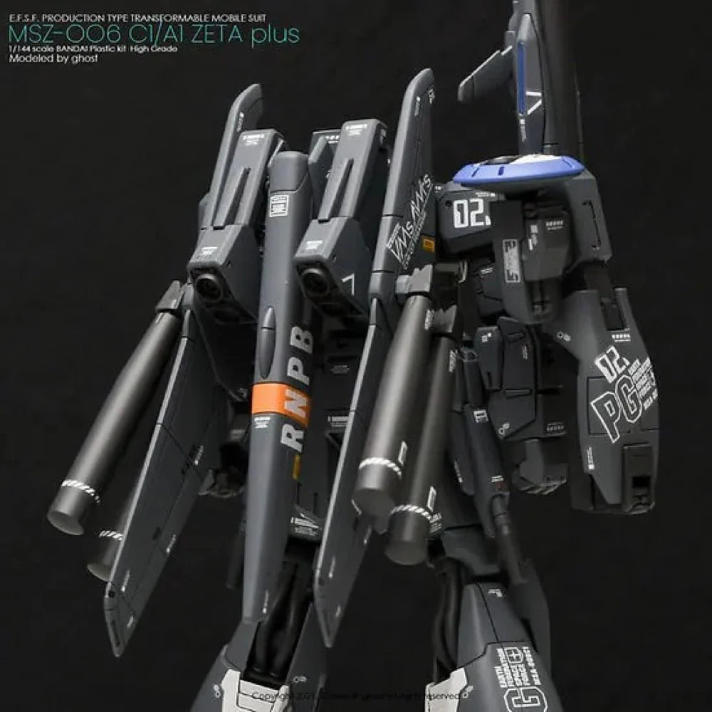 G-Rework CD-HL-ZC1 Premium Decal for HG Zeta Plus C1 - Image 5