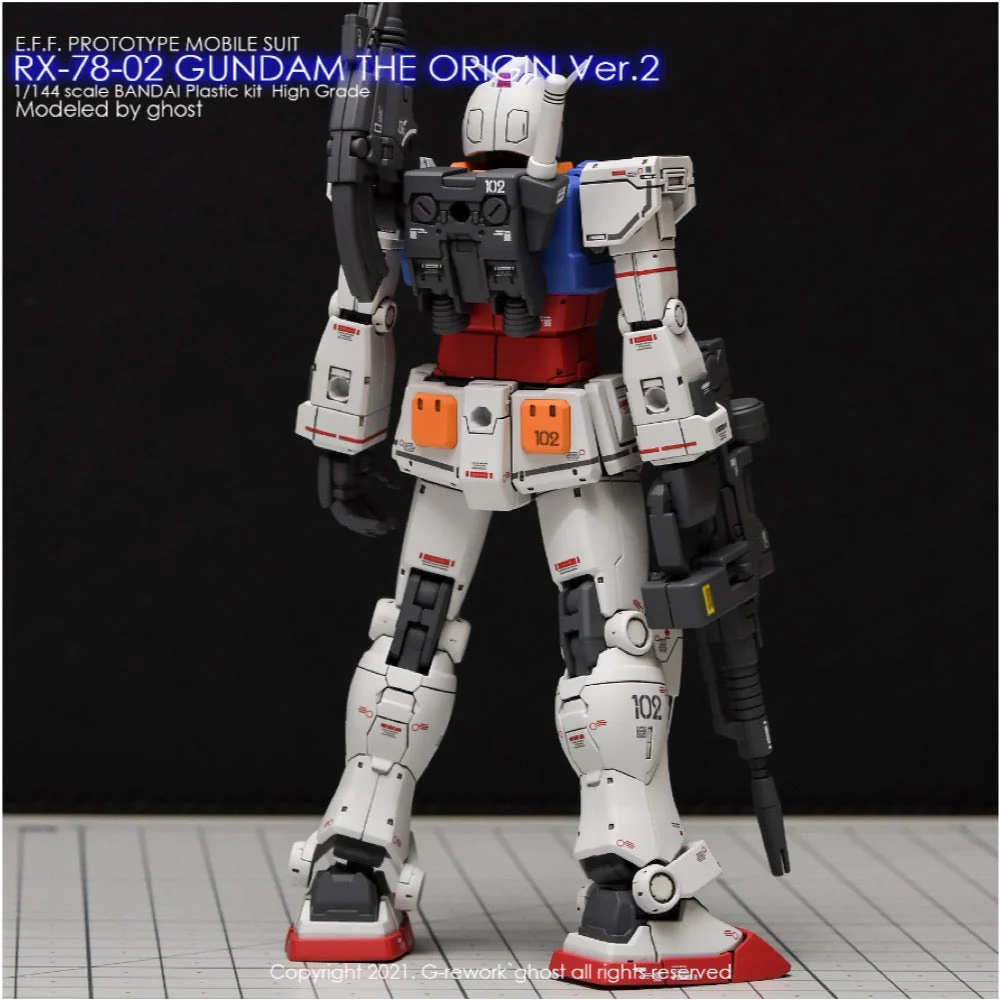 G-Rework CD-HO26 Premium Decal for HG Origin Gundam (Decal V2.0) - Image 4