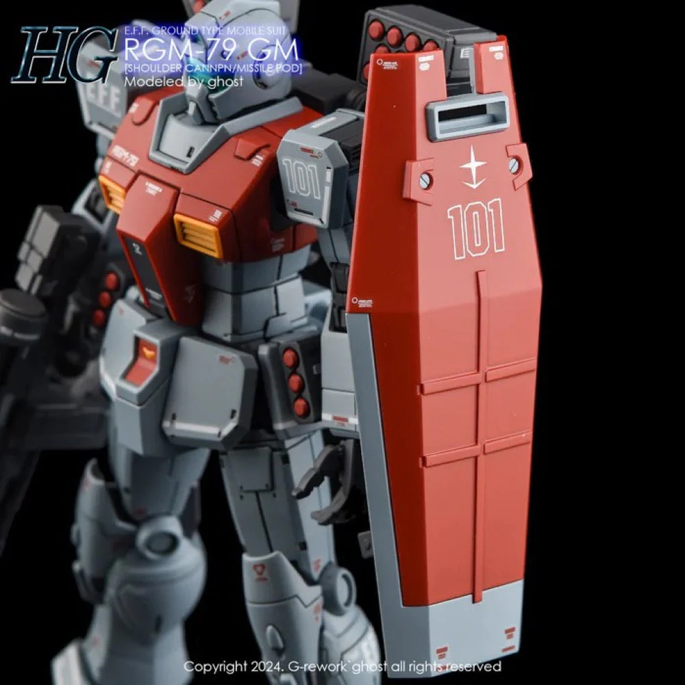 G-Rework CD-HO27 Premium Decal for HG RGm-79 Gm Missile Pod - Image 9