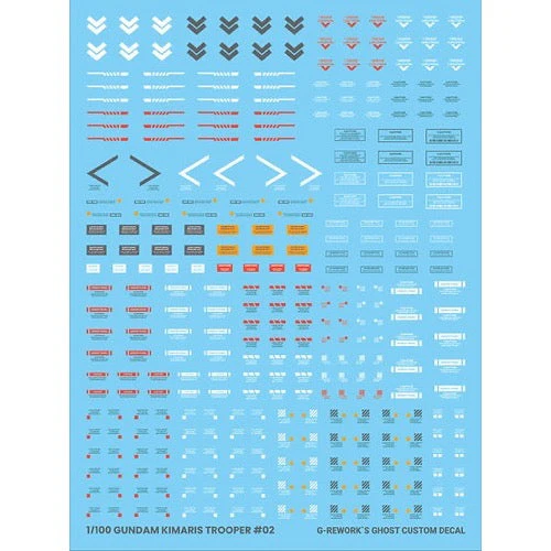 G-Rework CD-IB109 Premium Decal for 1/100 Gundam Kimaris Trooper - Image 2