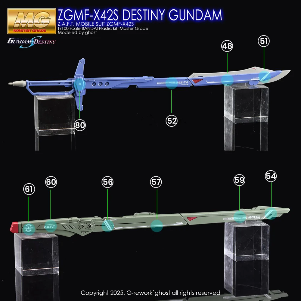 G-Rework CD-M101 Premium Decal for MG Destiny Gundam - Image 29