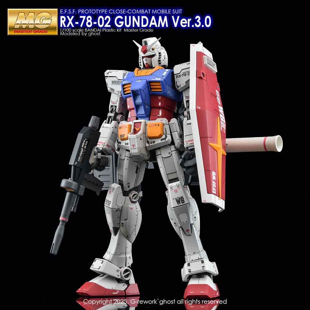 G-Rework CD-M172 Premium Decal for MG Gundam RX78-2 Ver 3.0 - Image 15