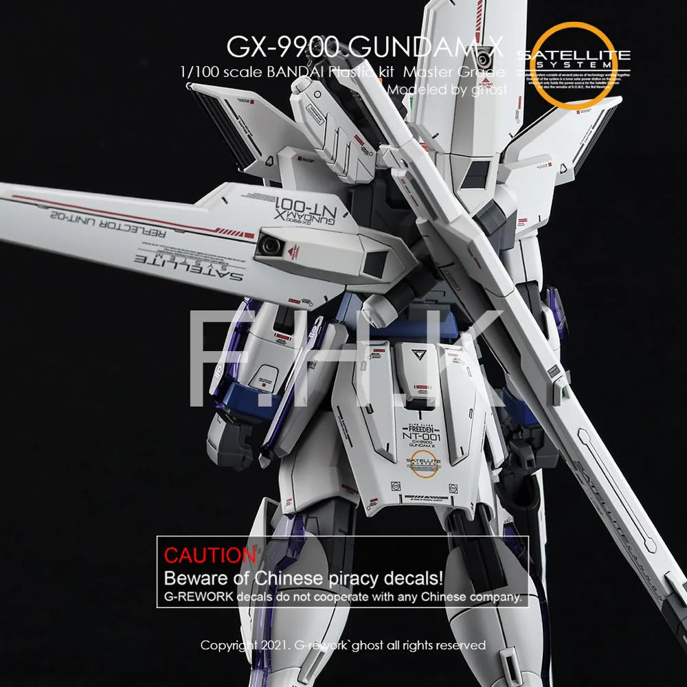 G-Rework CD-M177 Premium Decal for MG X Gundam - Image 10