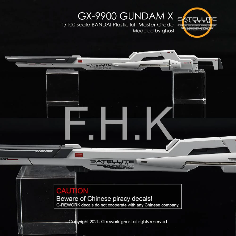 G-Rework CD-M177 Premium Decal for MG X Gundam - Image 13