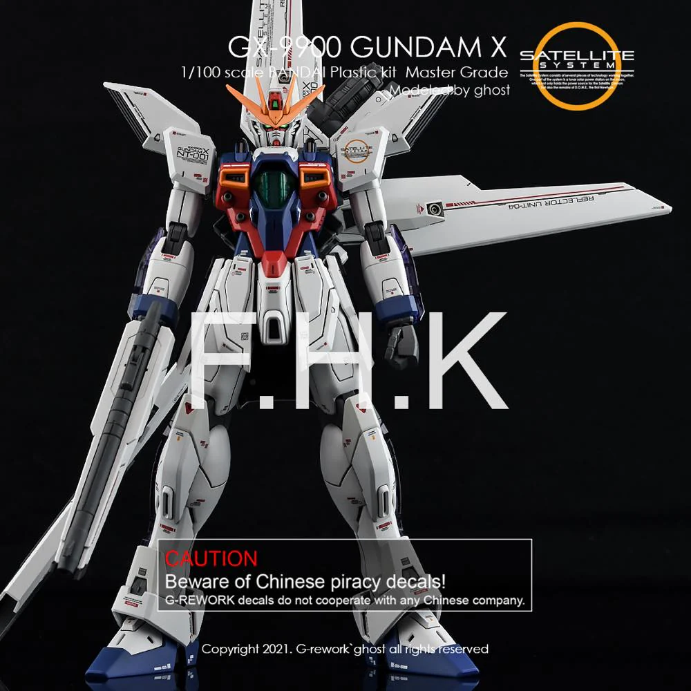 G-Rework CD-M177 Premium Decal for MG X Gundam - Image 4