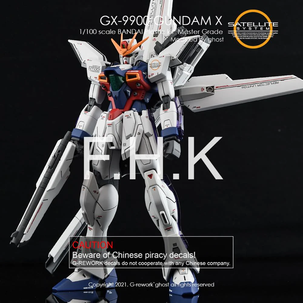 G-Rework CD-M177 Premium Decal for MG X Gundam - Image 5