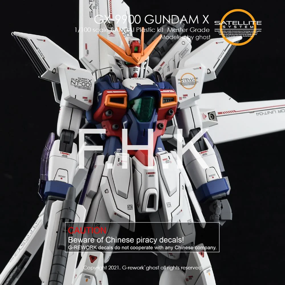 G-Rework CD-M177 Premium Decal for MG X Gundam - Image 6
