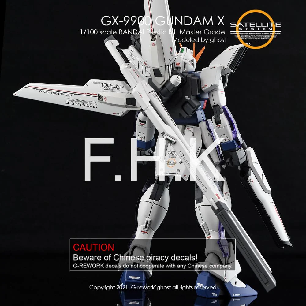 G-Rework CD-M177 Premium Decal for MG X Gundam - Image 8