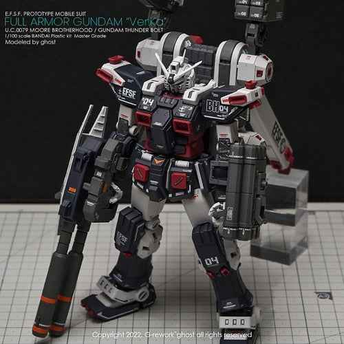 G-Rework CD-M193 Premium Decal for MG Full Armor Gundam Ver. Ka [Gundam Thunderbolt]