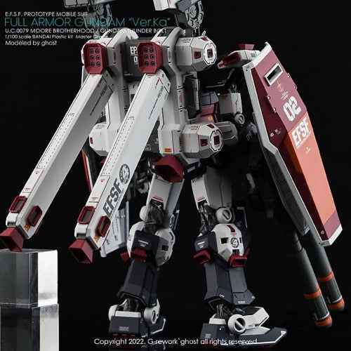 G-Rework CD-M193 Premium Decal for MG Full Armor Gundam Ver. Ka [Gundam Thunderbolt] - Image 15