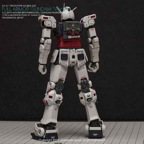 G-Rework CD-M193 Premium Decal for MG Full Armor Gundam Ver. Ka [Gundam Thunderbolt] - Image 8