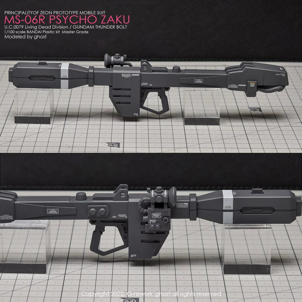 G-Rework CD-M194 Premium Decal for MG Psycho Zaku Thunder Bolt Ver. - Image 13