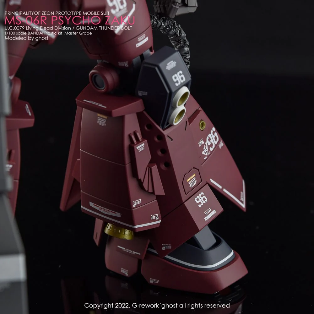 G-Rework CD-M194 Premium Decal for MG Psycho Zaku Thunder Bolt Ver. - Image 20