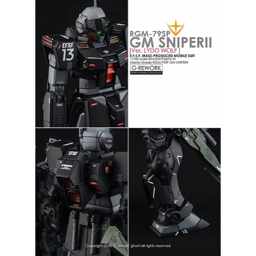 G-Rework CD-M195-L Premium Decal for MG RGm-79Sp Gm Sniper2 Lydo Wolf - Image 9