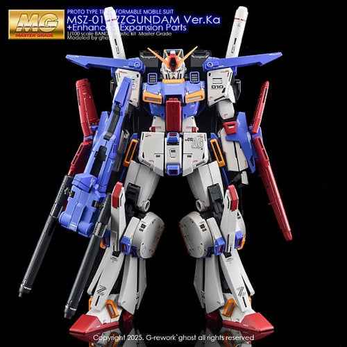 G-Rework CD-M198 Premium Decal for MG ZZ Gundam Ver.Ka + Enchanced Expansion Parts - Image 5