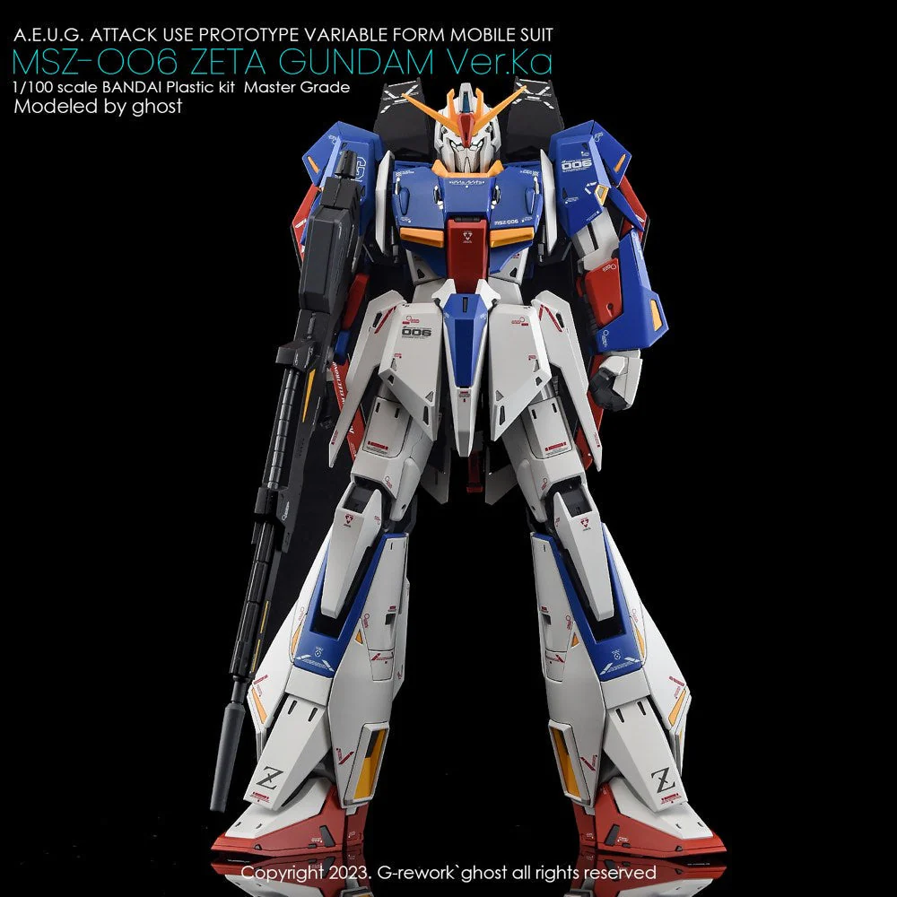 G-Rework CD-M221 Premium Decal for MG Zeta Gundam Ver.Ka - Image 4