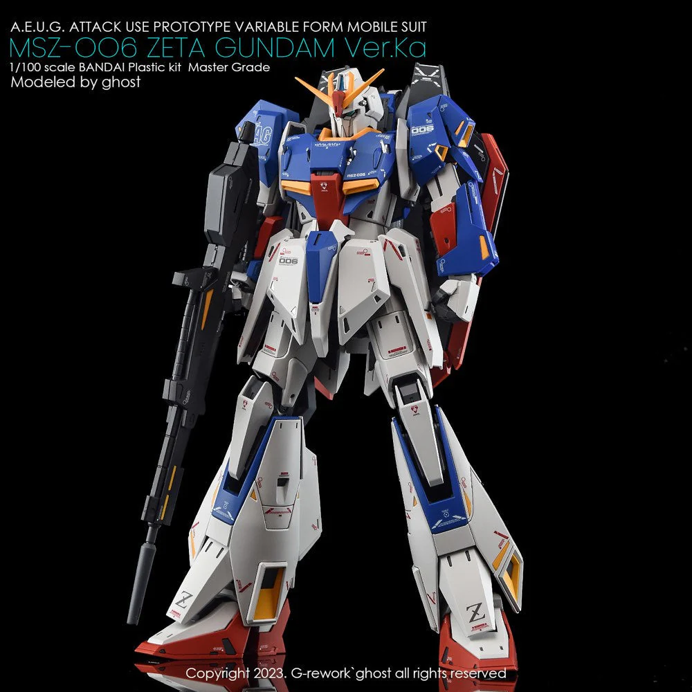 G-Rework CD-M221 Premium Decal for MG Zeta Gundam Ver.Ka - Image 5