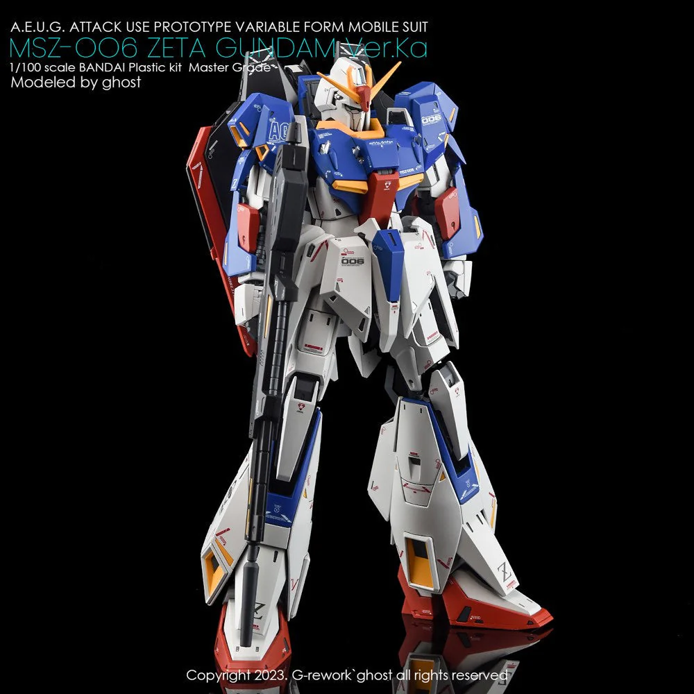 G-Rework CD-M221 Premium Decal for MG Zeta Gundam Ver.Ka - Image 6