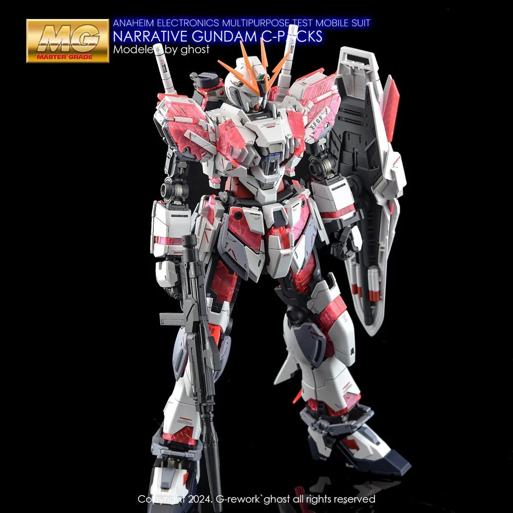 G-Rework CD-M222 Premium Decal for MG Rx-9/C Narrative Gundam Ver.Ka - Image 9