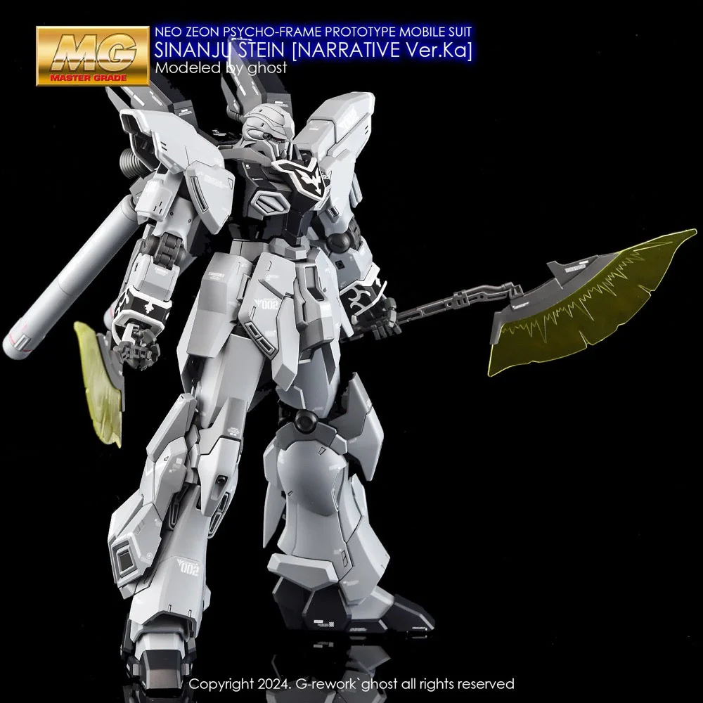 G-Rework CD-M223 Premium Decal for MG Sinanju Stein Narrative Ver.Ka - Image 15