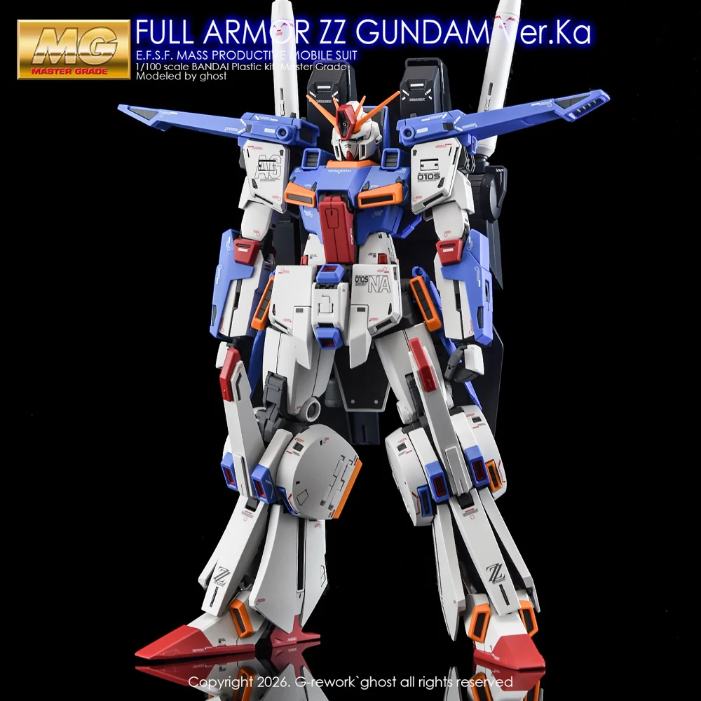 G-Rework CD-M226 Premium Decal for MG Full Armor ZZ Gundam Ver.ka - Image 2