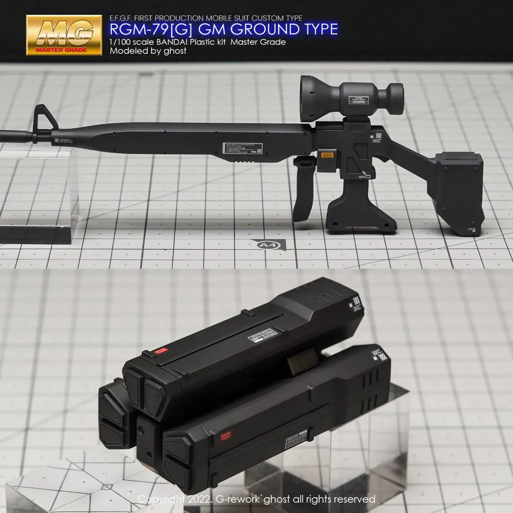 G-Rework CD-M40 Premium Decal for MG RGm-79G Gm Ground Type - Image 11
