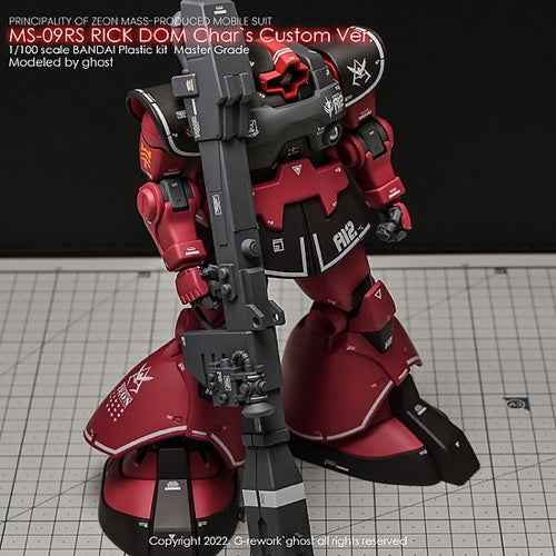 G-Rework CD-M58 Premium Decal for MG Rick Dom 1.5 Char Ver. - Image 7
