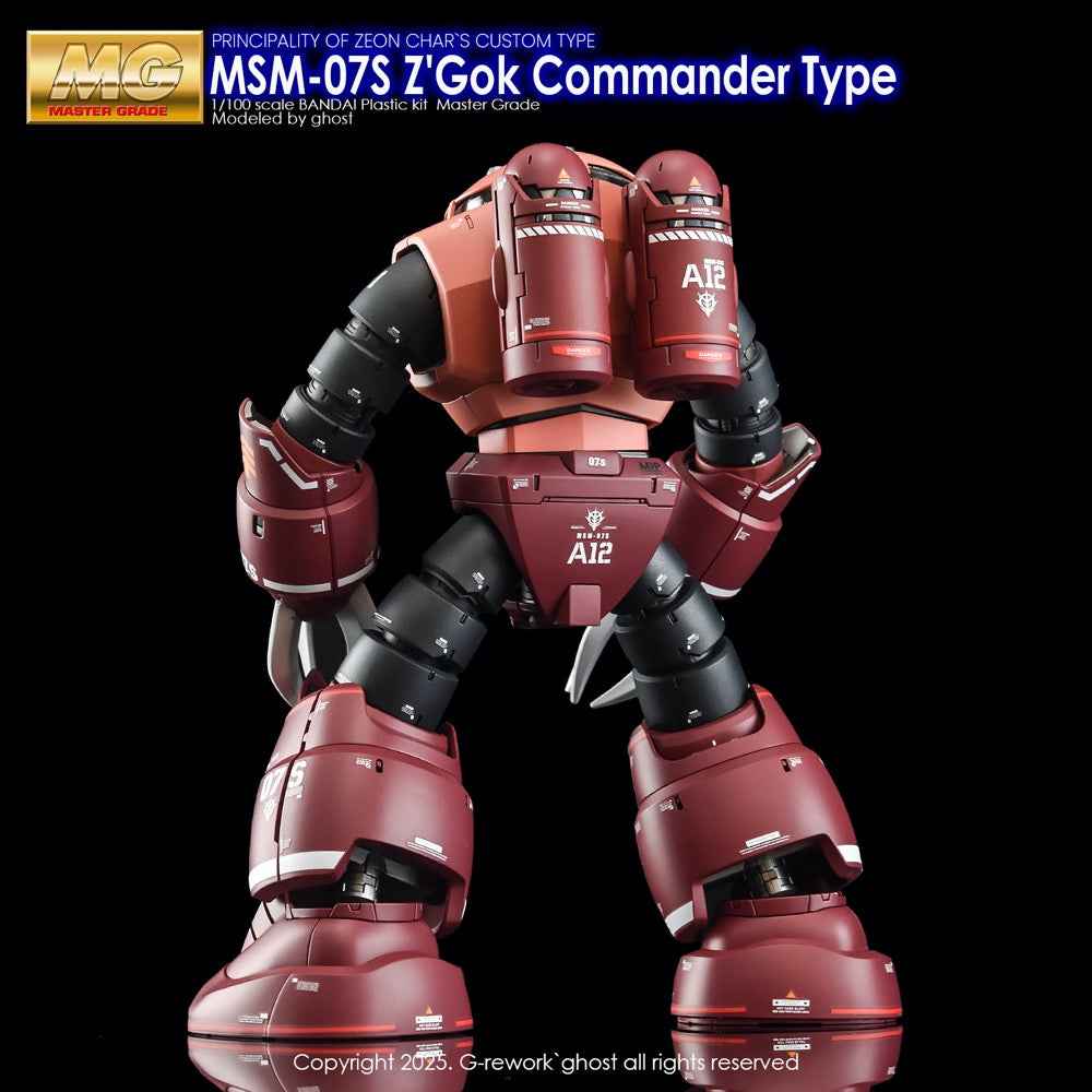 G-Rework CD-M66 Premium Decal for MG Z'Gok Commander Type - Image 29