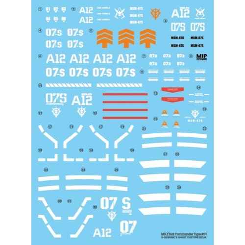 G-Rework CD-M66 Premium Decal for MG Z'Gok Commander Type - Image 4