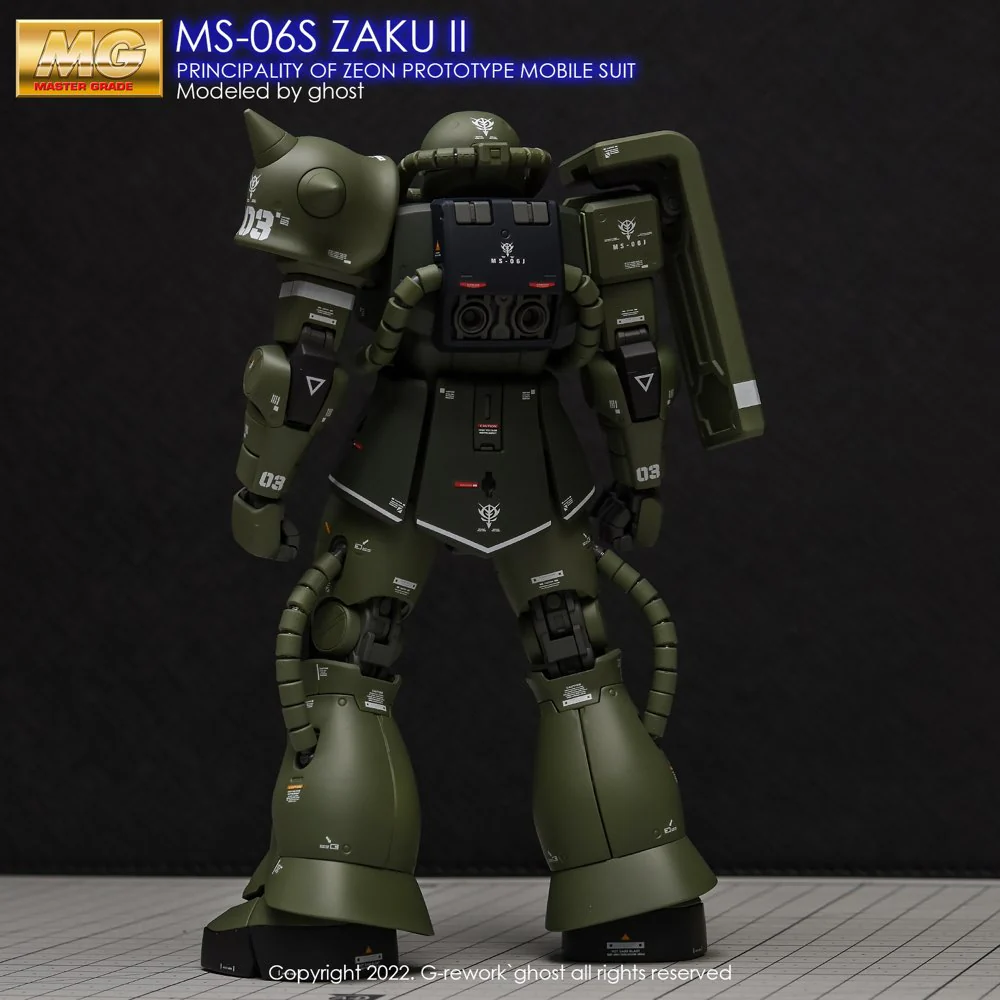 G-Rework CD-M97 Premium Decal for MG Zaku2 2.0 (Decal V2.0) - Image 7