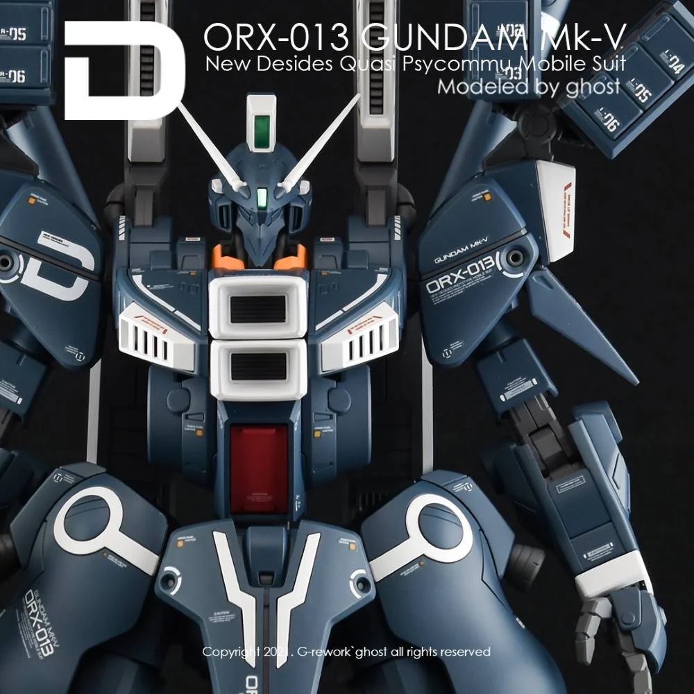 G-Rework CD-ML-MK5 Premium Decal for MG Gundam Mk-V - Image 8