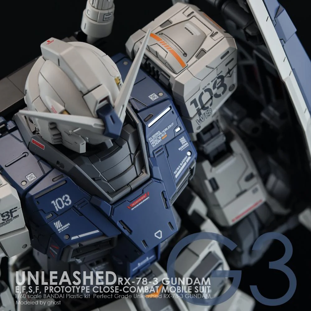 G-Rework CD-P19-G3 Premium Decal for PG Unleashed Rx-78-2 Gundam G3 Ver - Image 7