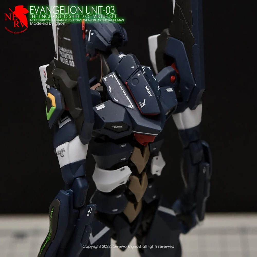 G-Rework CD-RG-E3 Premium Decal for RG Evangelion 03 Shild Set - Image 2