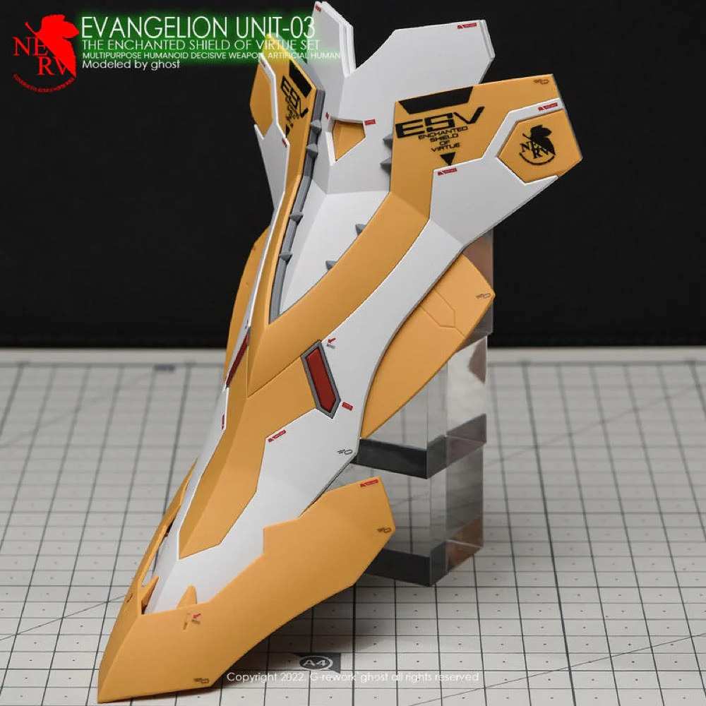G-Rework CD-RG-E3 Premium Decal for RG Evangelion 03 Shild Set - Image 8
