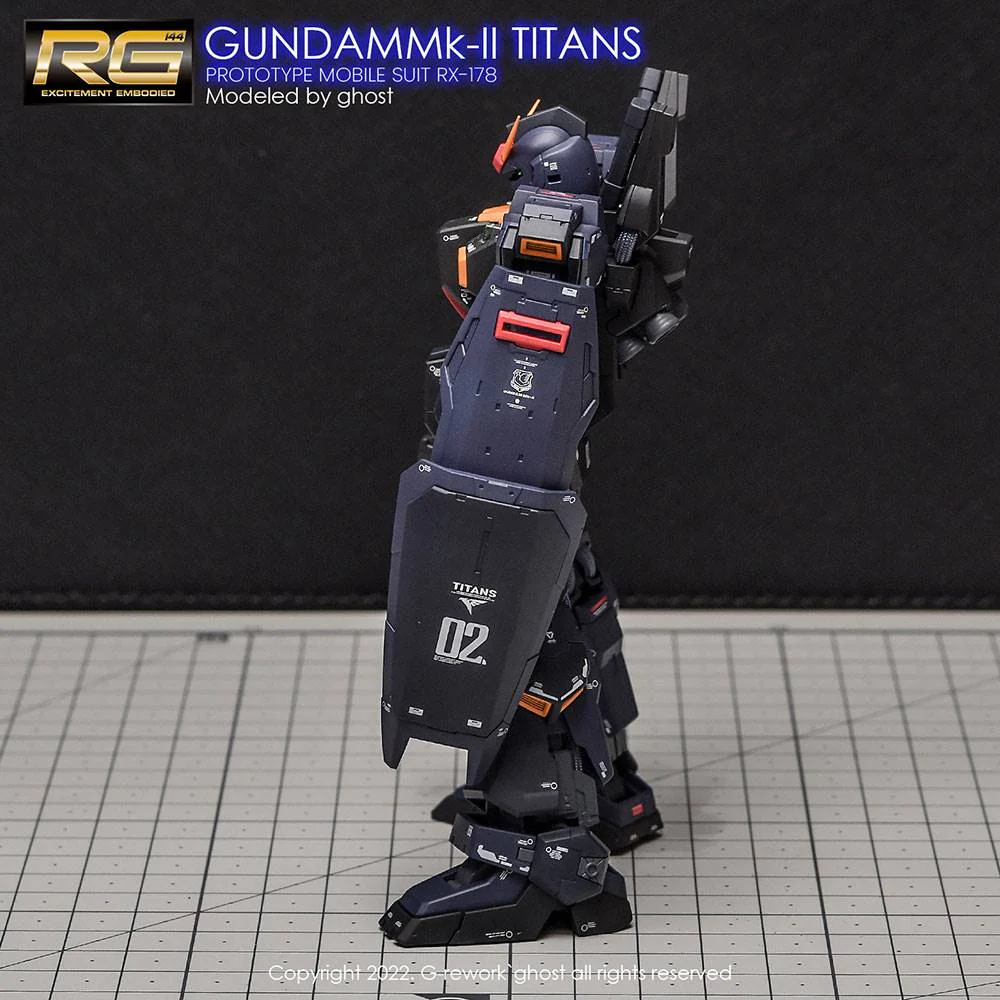 G-Rework CD-RG07 Premium Decal for RG Rx-178 Mk-II Gundam Titans - Image 6