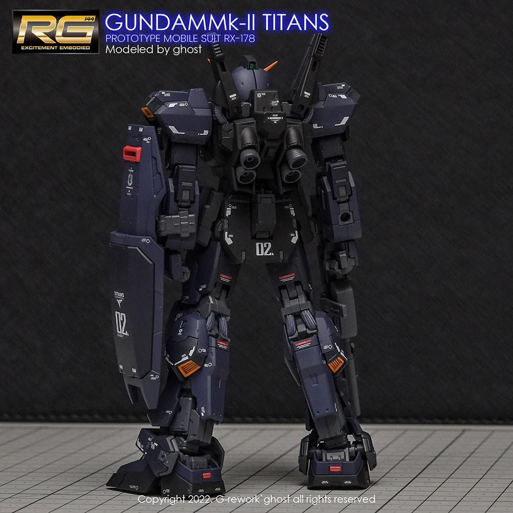 G-Rework CD-RG07 Premium Decal for RG Rx-178 Mk-II Gundam Titans - Image 7