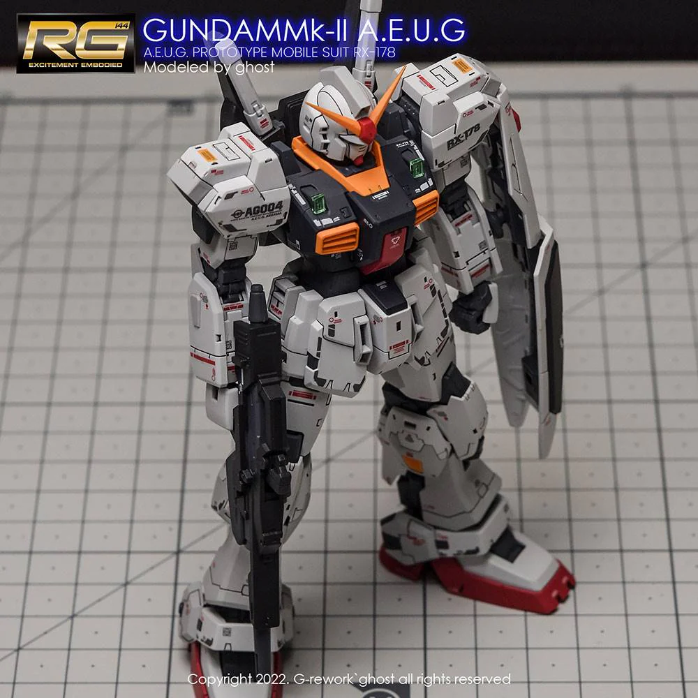 G-Rework CD-RG08 Premium Decal for RG Rx-178 Mk-II Gundam Aeug - Image 7
