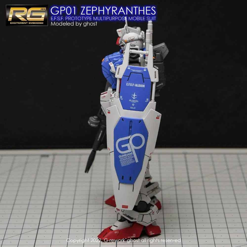 G-Rework CD-RG12 Premium Decal for RG Gundam Gp01 Zephyranthes - Image 8