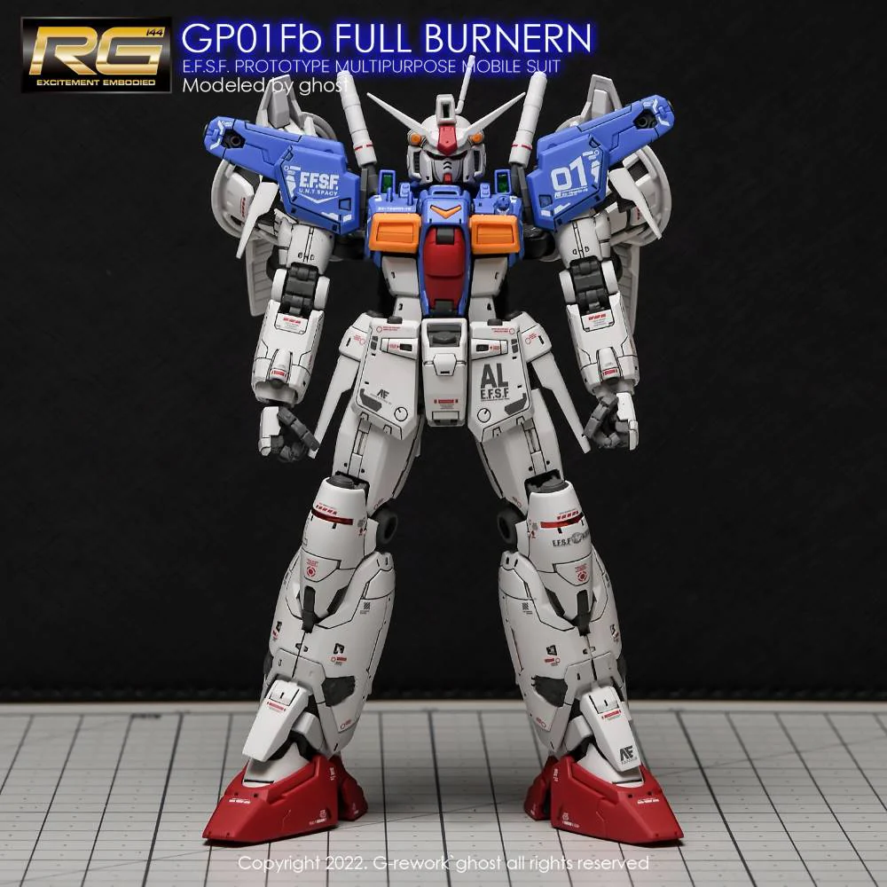 G-Rework CD-RG13 Premium Decal for RG Gundam Gp01Fb Full Burnern - Image 3