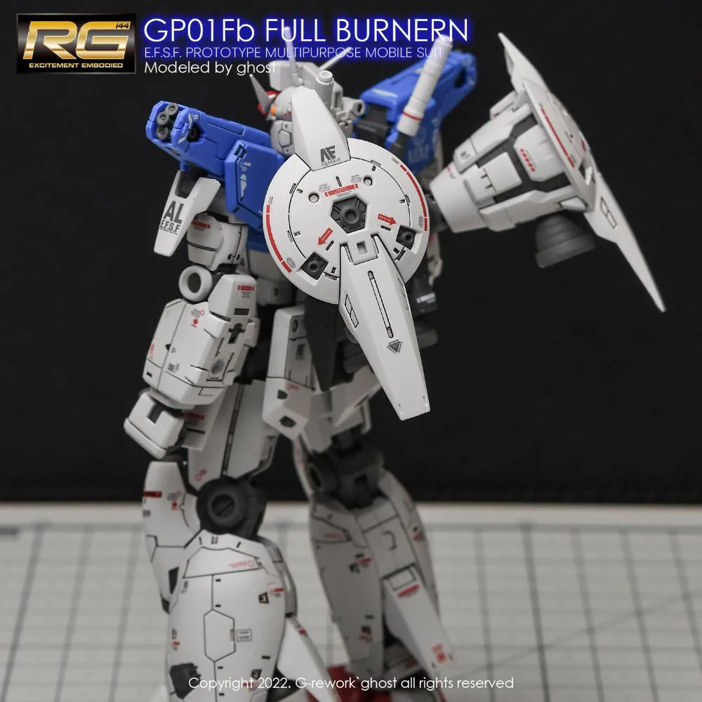 G-Rework CD-RG13 Premium Decal for RG Gundam Gp01Fb Full Burnern - Image 5