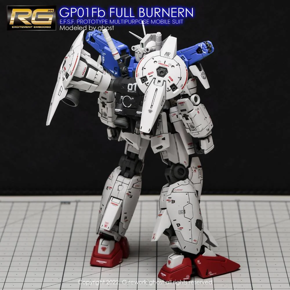 G-Rework CD-RG13 Premium Decal for RG Gundam Gp01Fb Full Burnern - Image 6