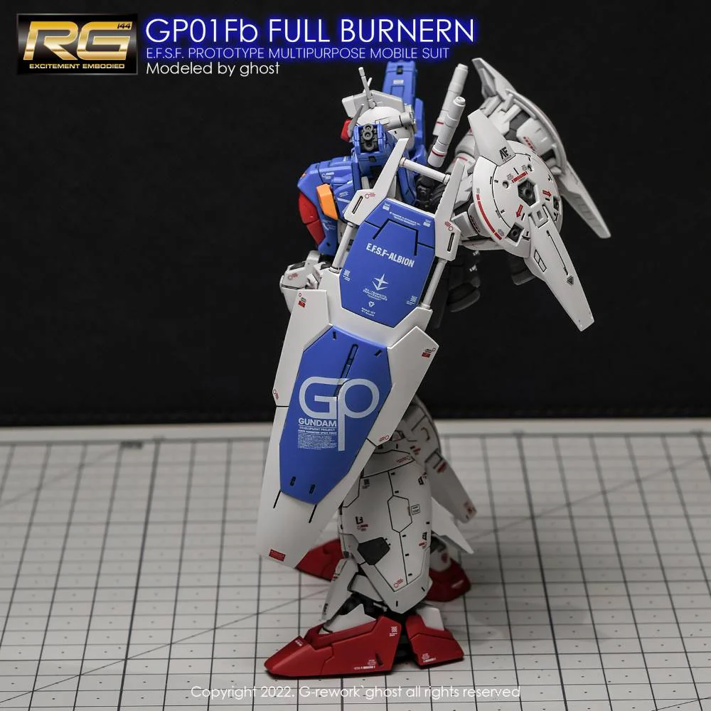 G-Rework CD-RG13 Premium Decal for RG Gundam Gp01Fb Full Burnern - Image 8