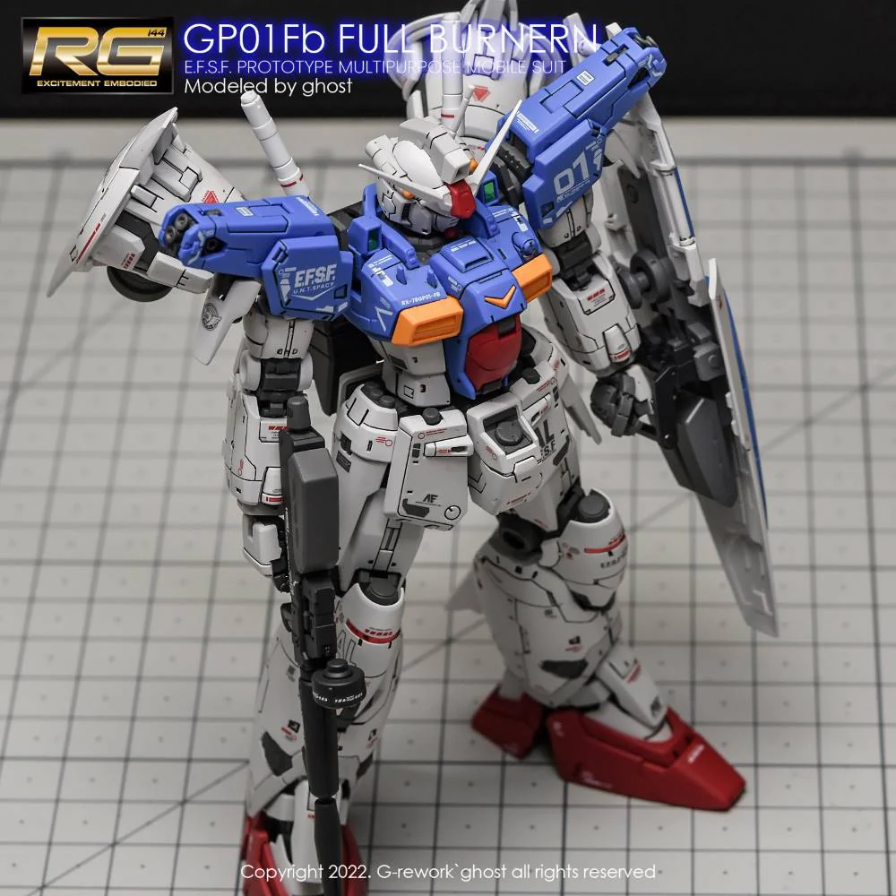 G-Rework CD-RG13 Premium Decal for RG Gundam Gp01Fb Full Burnern - Image 9