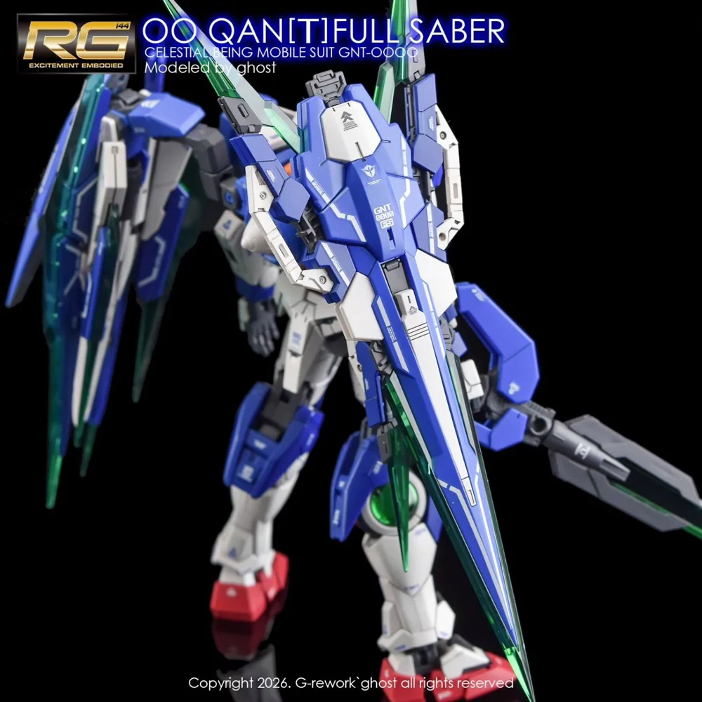 G-Rework CD-RG21-FS Premium Decal for RG OO Qan[T] Full Saber - Image 8