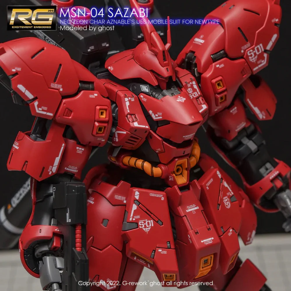 G-Rework CD-RG29 Premium Decal for RG Sazabi (v2.0) - Image 10