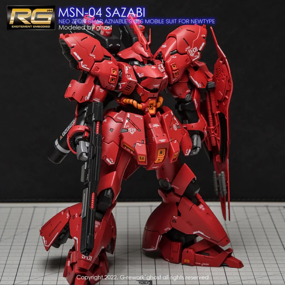 G-Rework CD-RG29 Premium Decal for RG Sazabi (v2.0) - Image 12